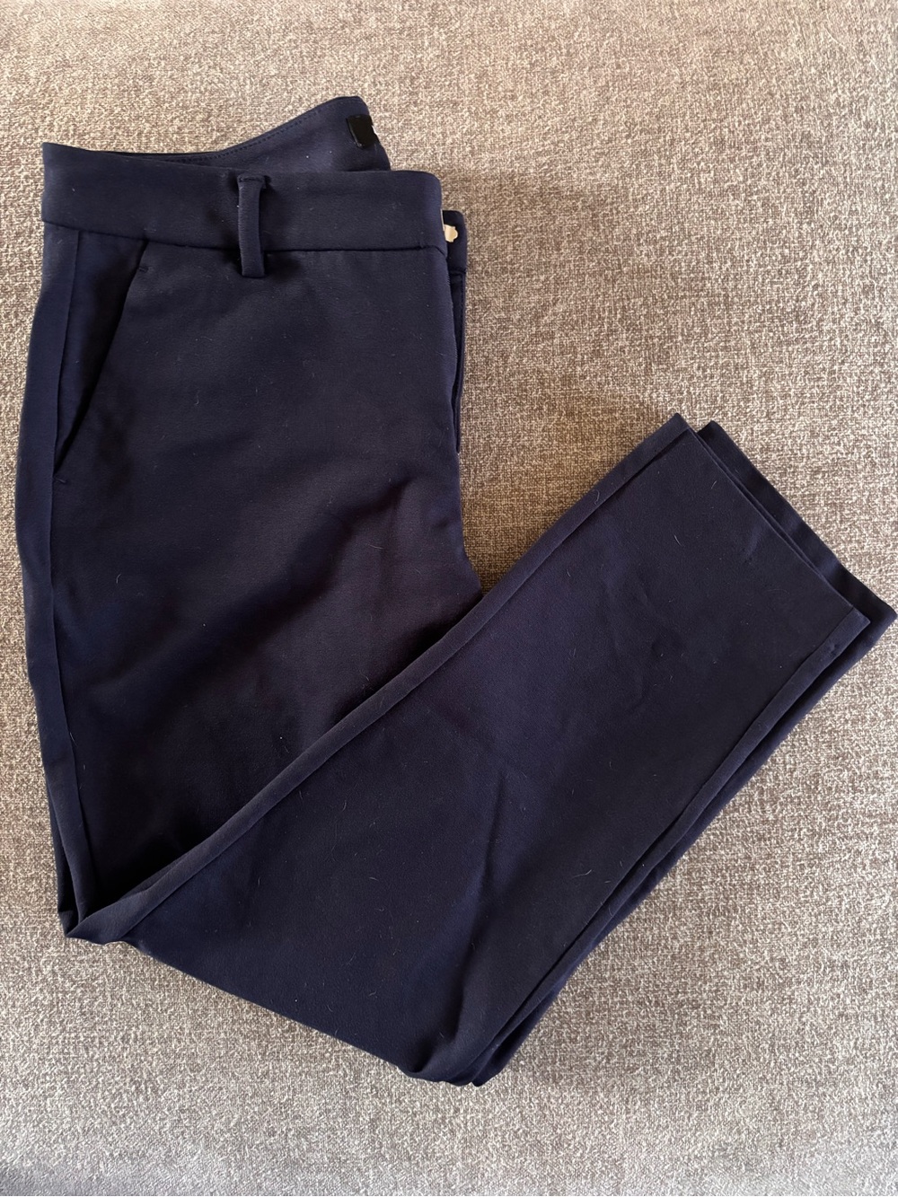 Liverpool Women's Navy Stretch Straight Pants
